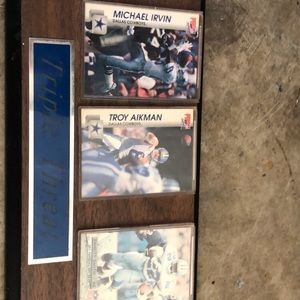 Rare NFL board with Old cards